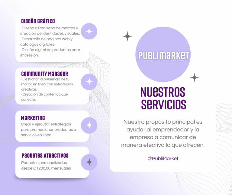 nuestros servicios Publimarket
